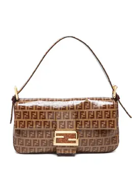 Fendi 2000-2020s Zucchino-pattern shoulder bag 29662875