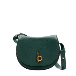 Burberry Rocking Horse Foldover-Top Leather Crossbody Bag 8081166