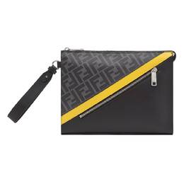 Fendi FF Motif Diagonal Clutch Bag 7va491-a9xs-f0r2a