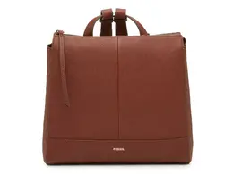 Мини-рюкзак Fossil Elina из кожи, средний цвет, коньячно-коричневый 578313 | medium cognac brown