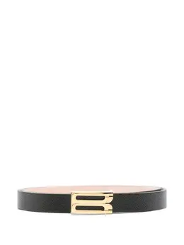 Victoria Beckham small grained-leather belt 29359226