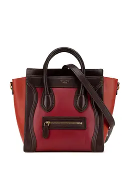Celine 2013 Nano Tricolor Leather Luggage Tote satchel 29707458