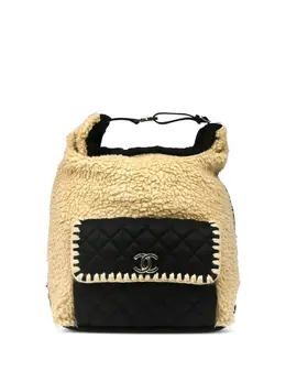 Chanel 2018 shearling CC backpack 29633174