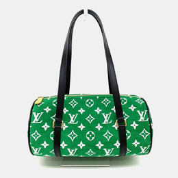 Louis Vuitton Green Velvet Papillon Shoulder Bag 1133404