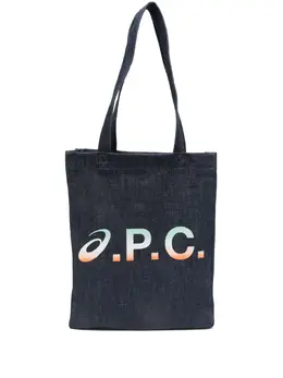 A.P.C. logo-print tote bag 29608704