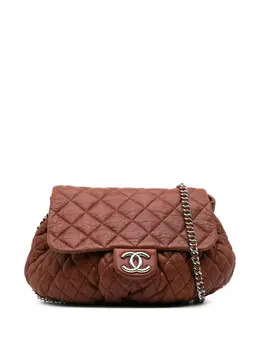 Chanel 2010-2011 Large Quilted Lambskin Chain Around Flap crossbody bag 29739777