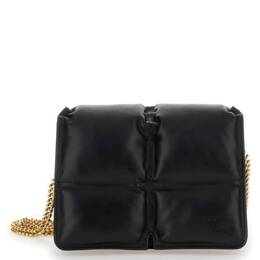 Burberry Quilted Chain-Link Snip Crossbody Bag 8081694