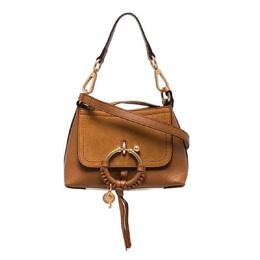 See By Chloe Joan Suede And Leather Shoulder Bag chs18ws975330242