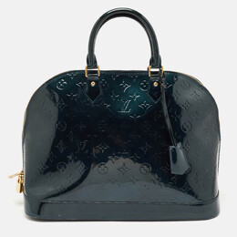 Louis Vuitton Blue Nuit Monogram Vernis Alma GM Bag 1134271
