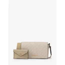 Сумка кросс-боди Michael Kors, фактура тиснение, бежевый 103706890574