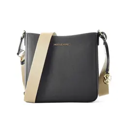 Сумка мессенджер Michael Kors, фактура тиснение, черный 103706892963