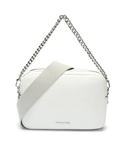 Сумка женская Michael Kors Bryant кожаная на цепочке с ремнем, белый mk252w00004108500os | bianco