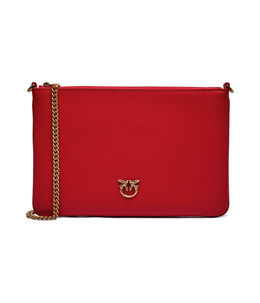 Клатч женский Pinko кожаный на цепочке, красный pi251w000007a9000os | rosso