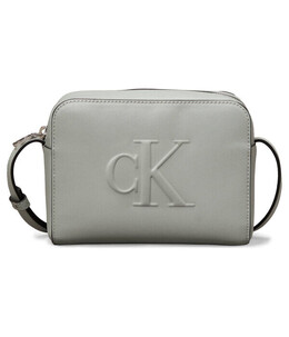 Сумка женская Calvin Klein кросс-боди с монограммой, серый cj245w00003844600os | menta