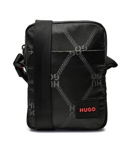 Сумка мужская Hugo Ethon 2 на плечо текстильная, черный bu245m00027800100os | nero