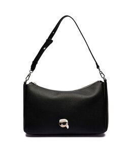 Сумка женская Karl Lagerfeld Ikon Pebble на плечо с логотипом бренда, черный kl251w00008008700os | nero