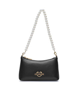 Сумка женская Love Moschino через плечо с жемчужинами, черный lm245w00000700000os | nero
