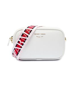 Сумка женская Emporio Armani кросс-боди с цветным ремнем, белый ea252w000010r6700os | bianco