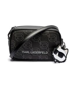 Сумка женская Karl Lagerfeld Ikon mono кросс-боди с принтом, черный kl251w000049c5400os | nero