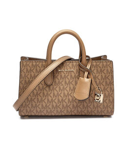 Сумка-тоут женская Michael Kors Скарлетт с монограммой логотипа, бежевый mk251w00002229700os | beige