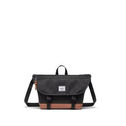 Рюкзак Unisex Herschel Supply Co. Cove Small Messenger, цвет Black/Saddle Brown 9983401 | black/saddle brown