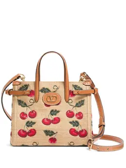 Valentino Garavani small Antibes Cherry-motif tote bag 28481158