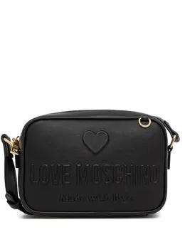 Love Moschino logo-embossed crossbody bag 29527620