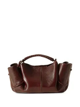 Hereu mini Arta ruched leather tote bag 29472866
