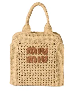 Miu Miu crochet tote bag 29580996