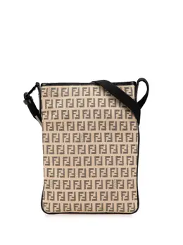 Fendi 2000-2010 Zucchino Canvas crossbody bag 29792182
