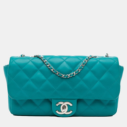 Chanel Green Paris-Seoul Medium Lambskin Coco Rain Flap Bag 1121870