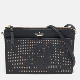 Kate Spade Black Leather Cameron Street Clarise Crossbody Bag 1135109