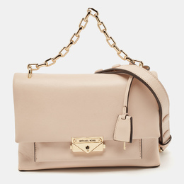 Michael Kors Poudre Beige Leather Cece Top Handle Bag 1135142