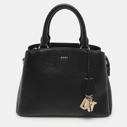 DKNY Black Textured Leather Paige Tote 1135372