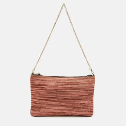 Missoni Multicolor Lurex Fabric Stripe Chain Clutch 1135414