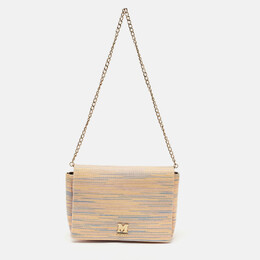 Missoni Multicolor Fabric Stripe Chain Flap Shoulder Bag 1135424