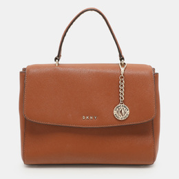 DKNY Brown Leather Top Handle Bag 1135885