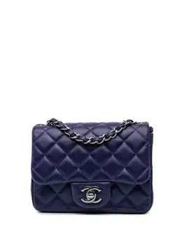 Chanel 2016-2017 Mini Square Classic Lambskin Single Flap crossbody bag 29807796