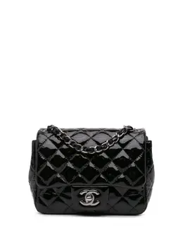 Chanel 2014 Mini Square Classic Patent Single Flap crossbody bag 29808610