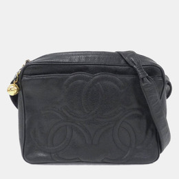 Chanel Black Leather Triple CC Shoulder Bag 1135276