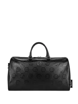 Philipp Plein embossed monogram weekend bag 27649248