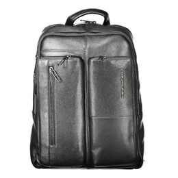 Piquadro Black Leather Men Backpack pi-32843