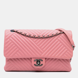 Chanel Pink Medium Lambskin CC Crossing Flap Bag 1134845