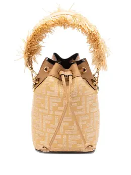Сумка-ведро Mon Tresor Fendi, нейтральный 29825469 | нейтральные цвета