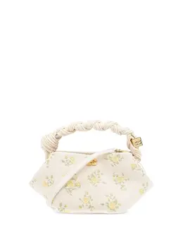 Ganni floral-embroidered tote bag 29787954