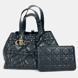 Christian Dior Black Calfskin Medium Toujour Tote Bag 1137205