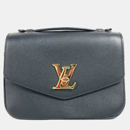 Louis Vuitton Black Leather Oxford Lockme Crossbody Bag 1137255