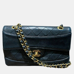 Chanel Black Lambskin Vintage Paris Flap Bag 1137273