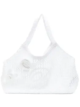 Blumarine logo-embroidered shoulder bag 29565814