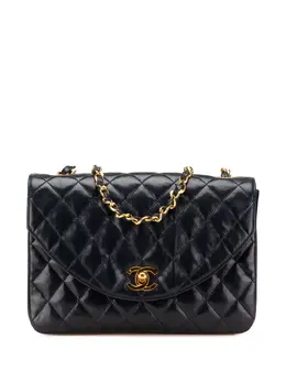 Chanel 1986-1988 CC Quilted Lambskin Round Flap crossbody bag 29883079
